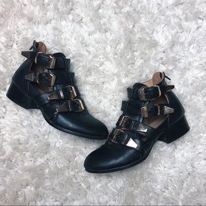 Tobi Buckle Ankle Boots